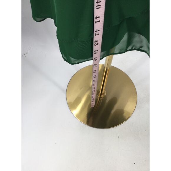 MOTHER OF BRIDE 16 2X plus green sequin ruffle formal party knee dress NEW B149 - Picture 3 of 6